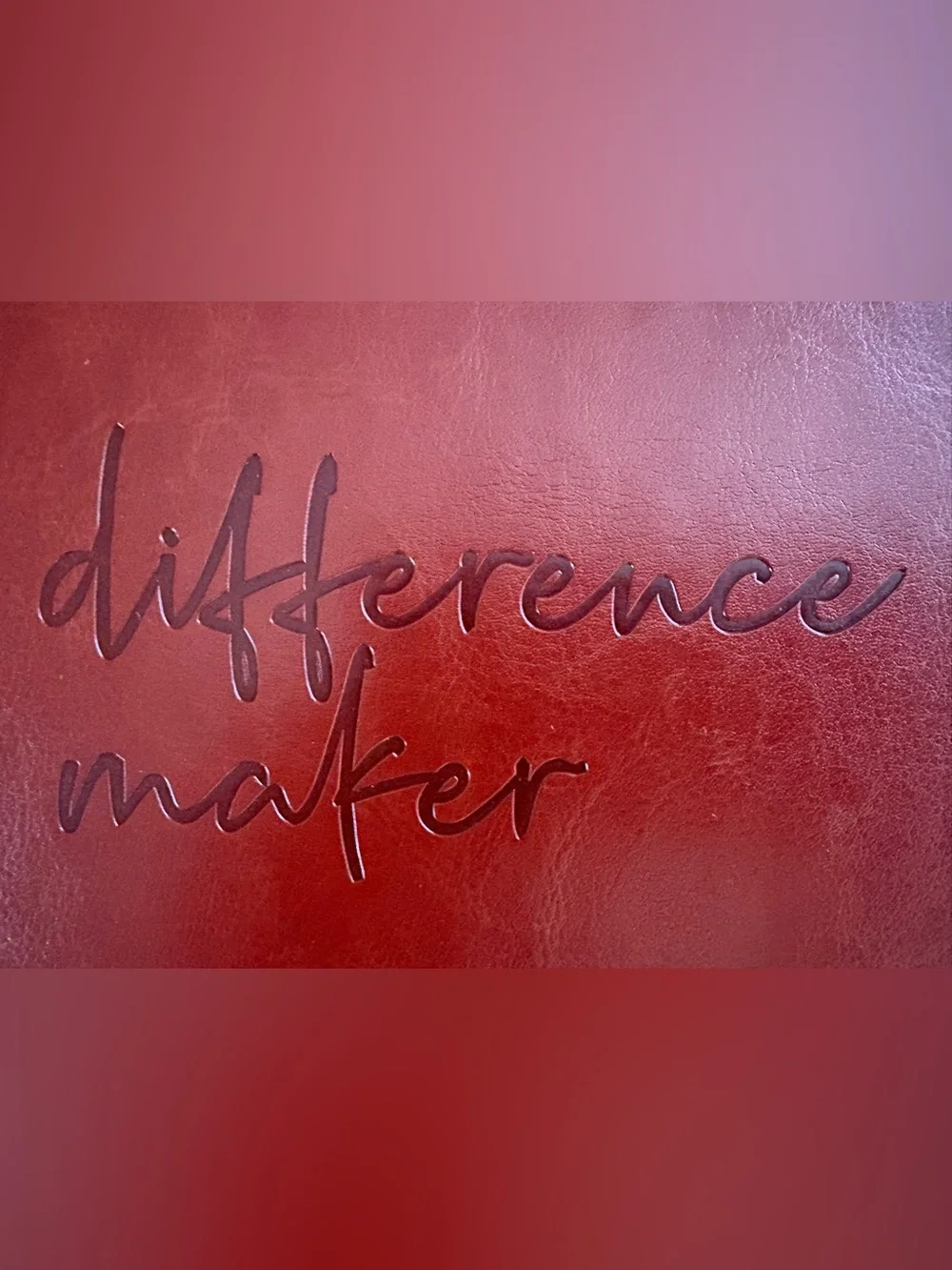 Source Unknown Red Leader & Difference Maker Hardcover Journals